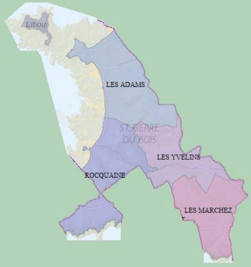 Cantons of St Pierre du Bois